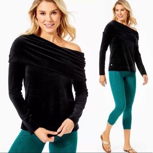 NWT Lilly Pulitzer Belinda Velour Top